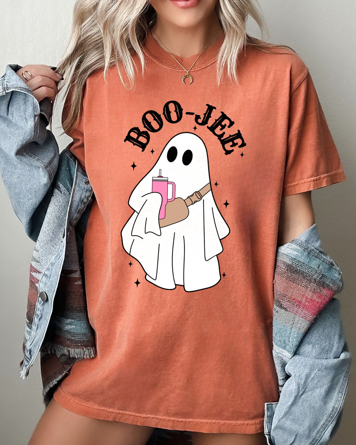 Boo-Jee Ghost Skeleton Spooky Witch Meme Halloween Costume Mashup Comfort Colors Tee - Fabs things