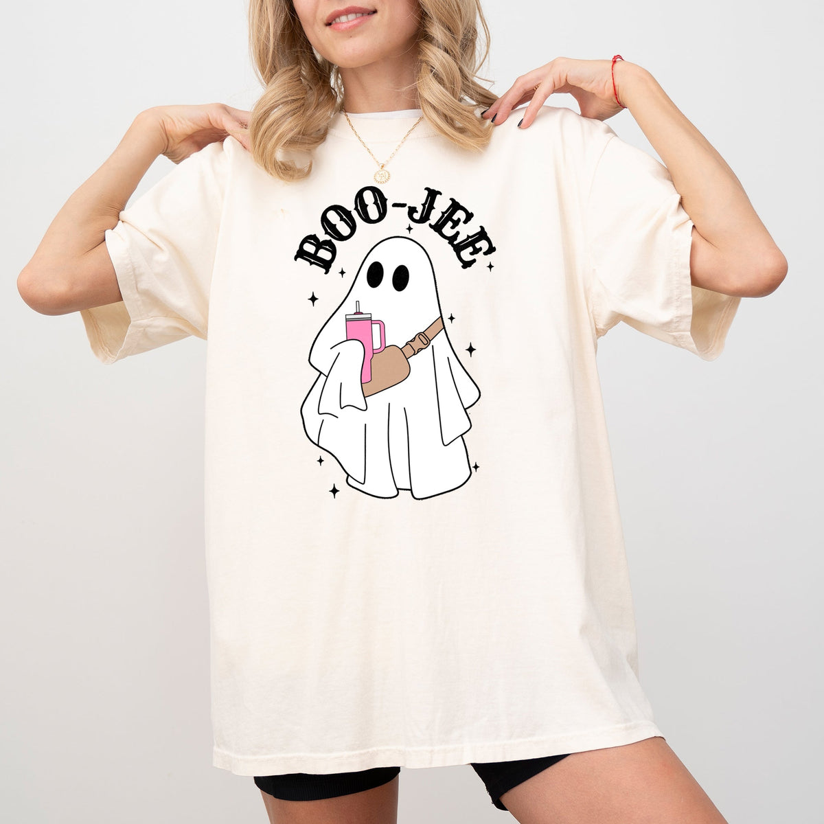 Boo-Jee Ghost Skeleton Spooky Witch Meme Halloween Costume Mashup Comfort Colors Tee - Fabs things