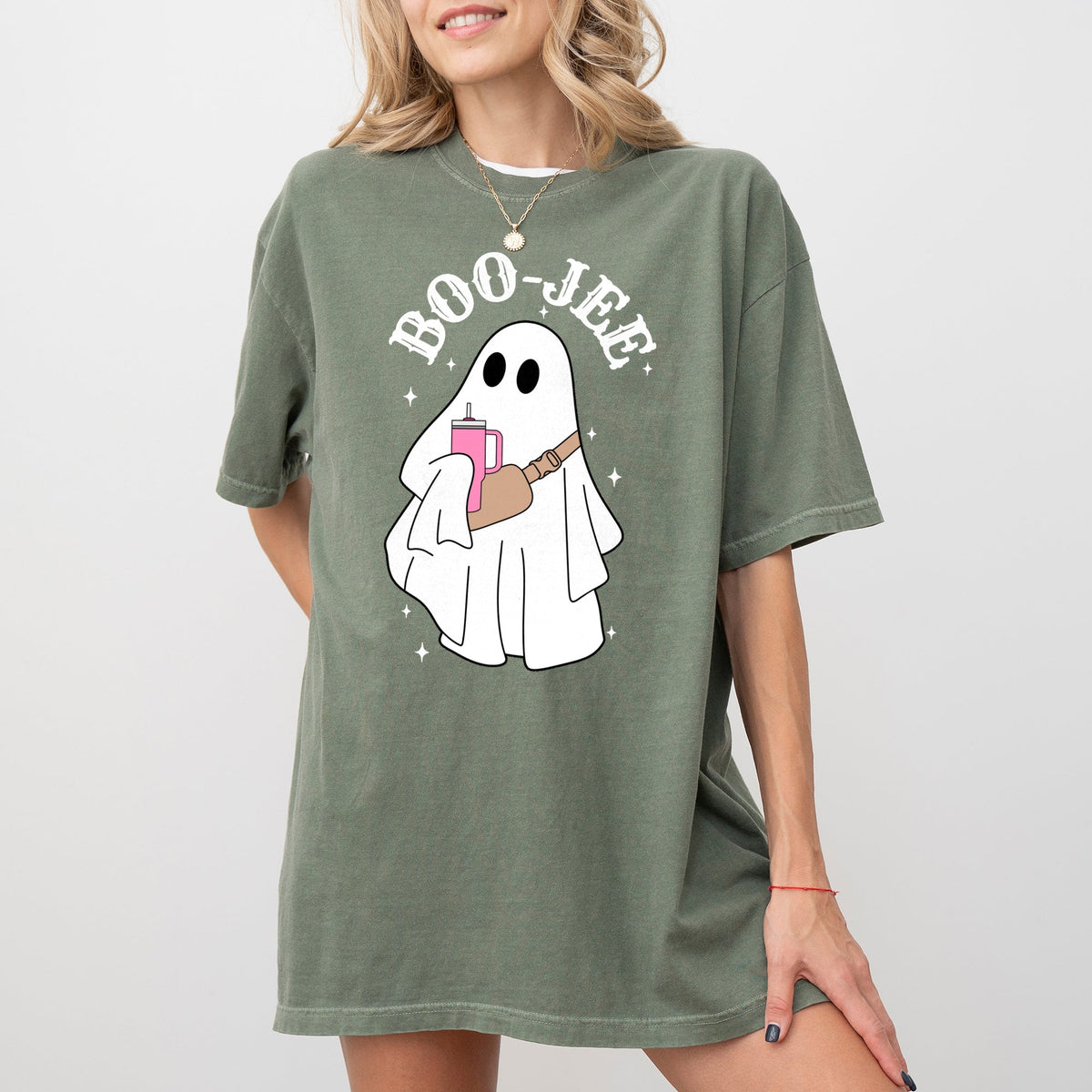 Boo-Jee Ghost Skeleton Spooky Witch Meme Halloween Costume Mashup Comfort Colors Tee - Fabs things