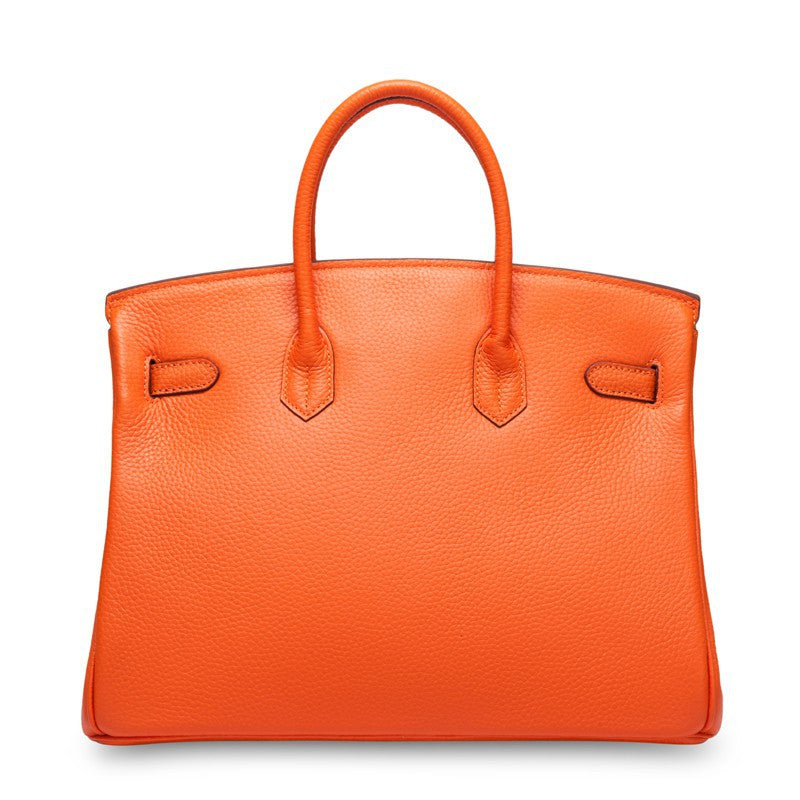 Women's First Layer Cowhide Genuine Leather Portable Handbags - Fabs things
