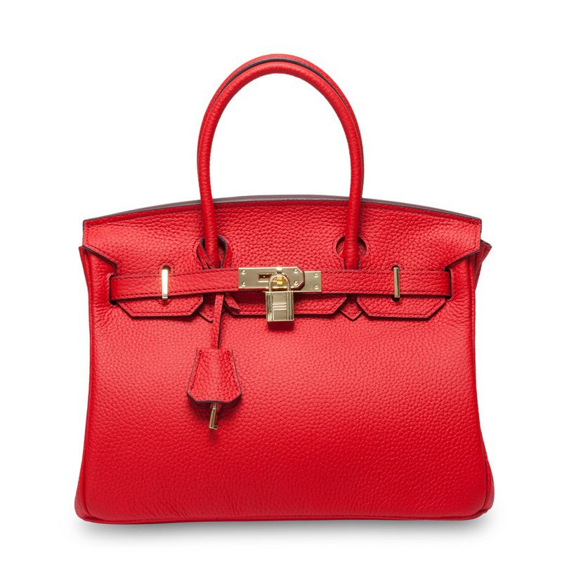 Women's First Layer Cowhide Genuine Leather Portable Handbags - Fabs things