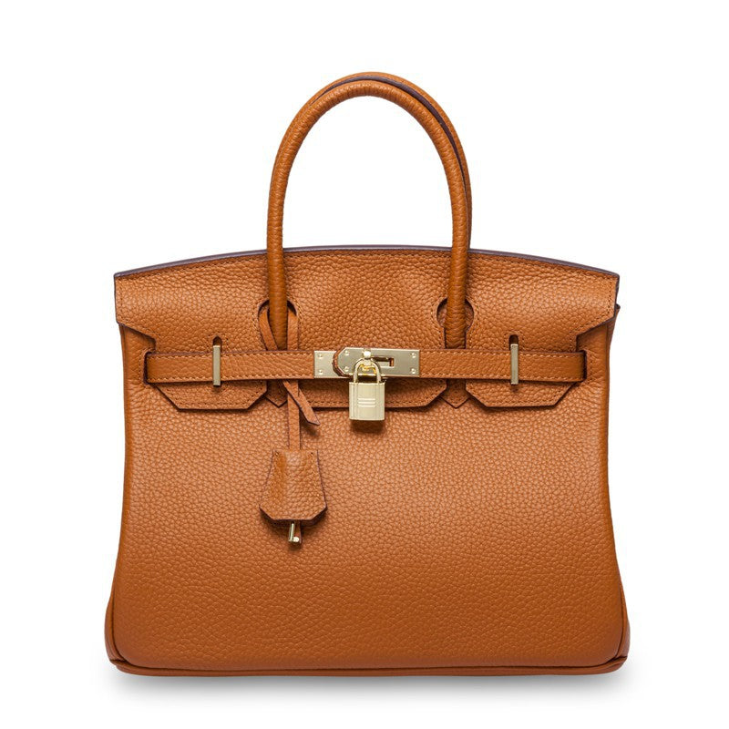 Women's First Layer Cowhide Genuine Leather Portable Handbags - Fabs things