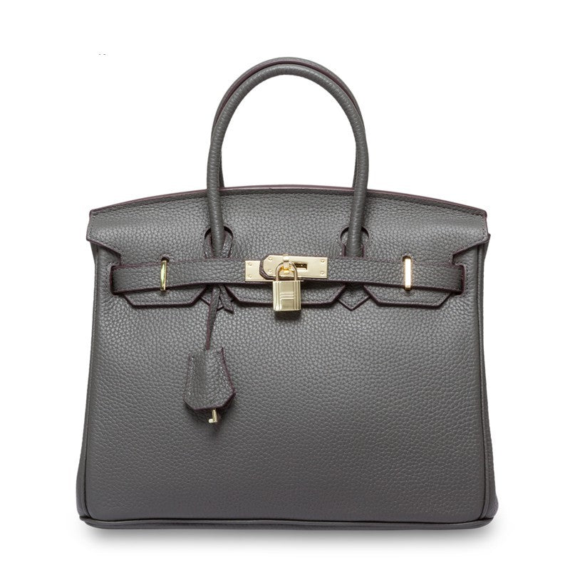 Women's First Layer Cowhide Genuine Leather Portable Handbags - Fabs things