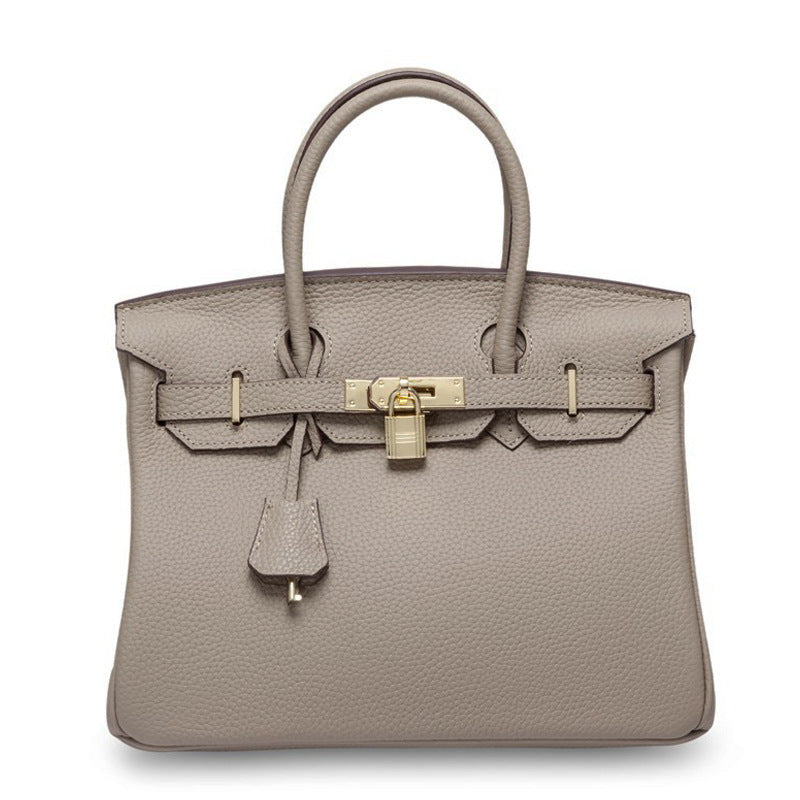 Women's First Layer Cowhide Genuine Leather Portable Handbags - Fabs things