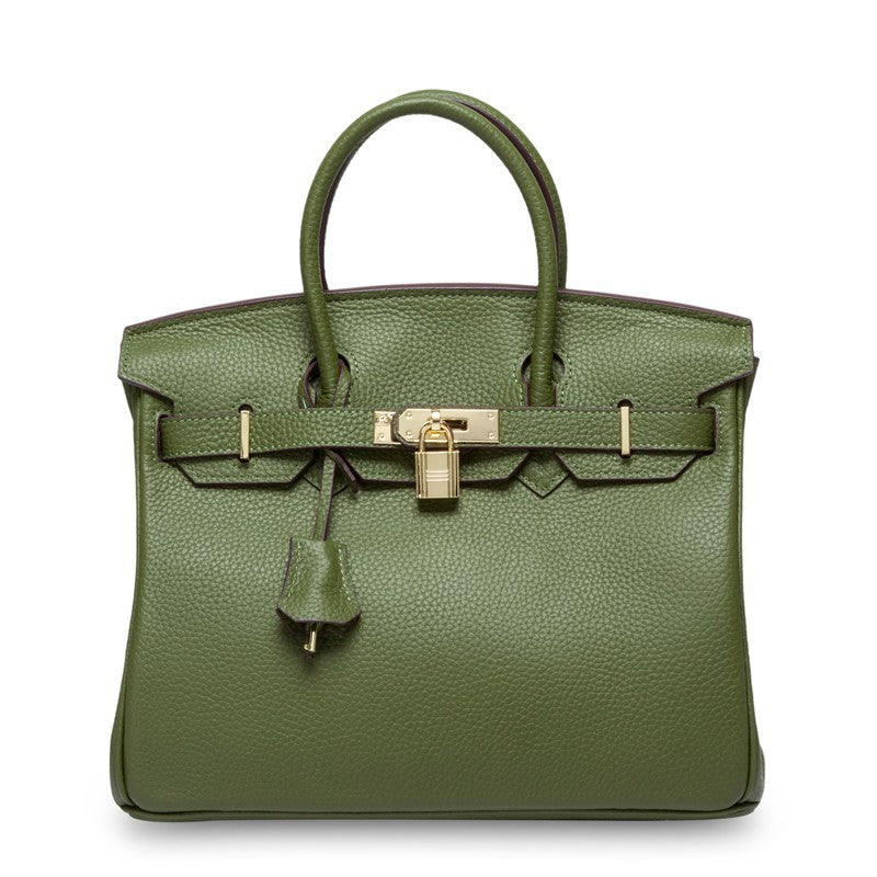 Women's First Layer Cowhide Genuine Leather Portable Handbags - Fabs things