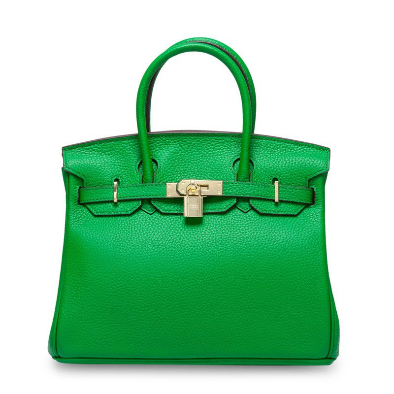 Women's First Layer Cowhide Genuine Leather Portable Handbags - Fabs things