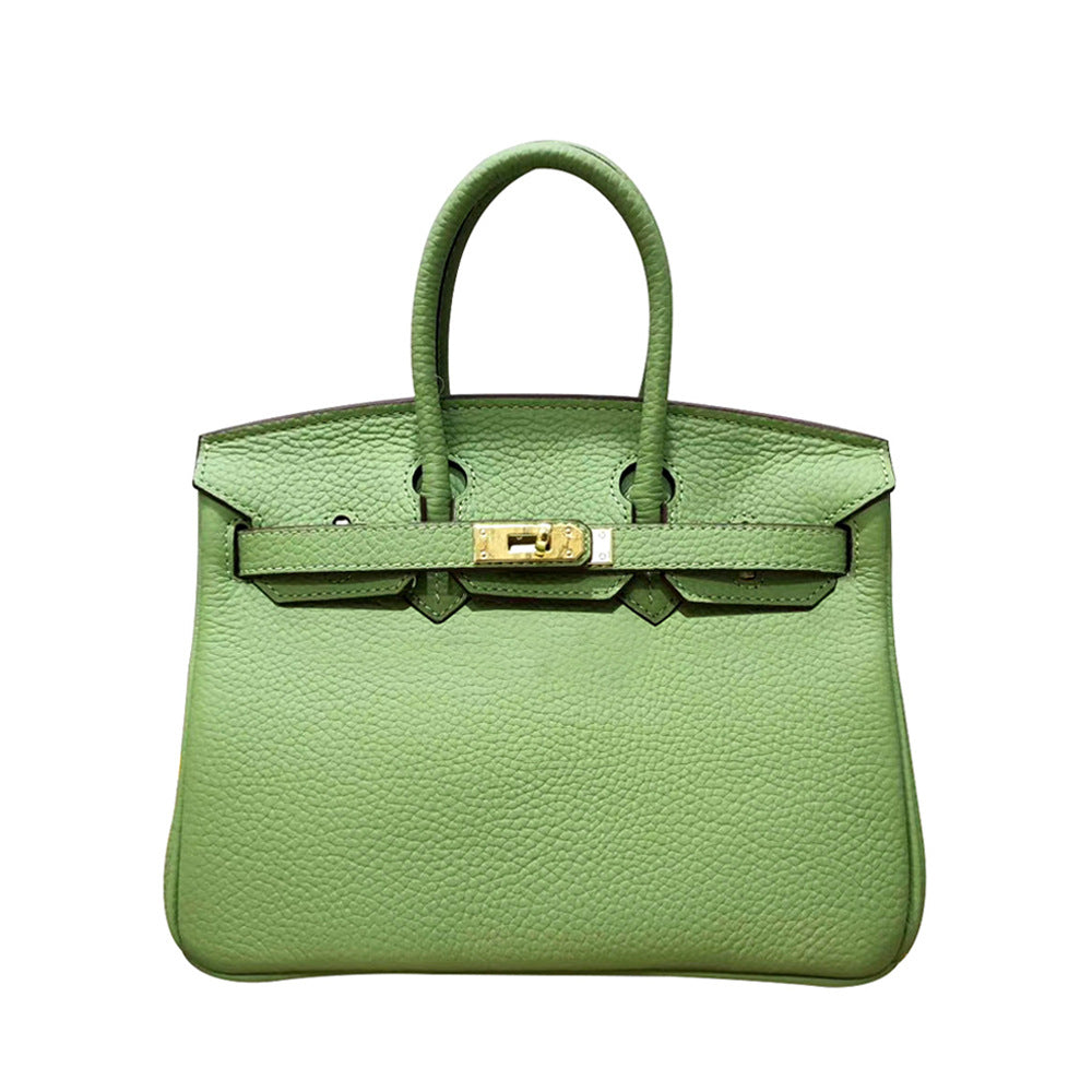 Women's First Layer Cowhide Genuine Leather Portable Handbags - Fabs things