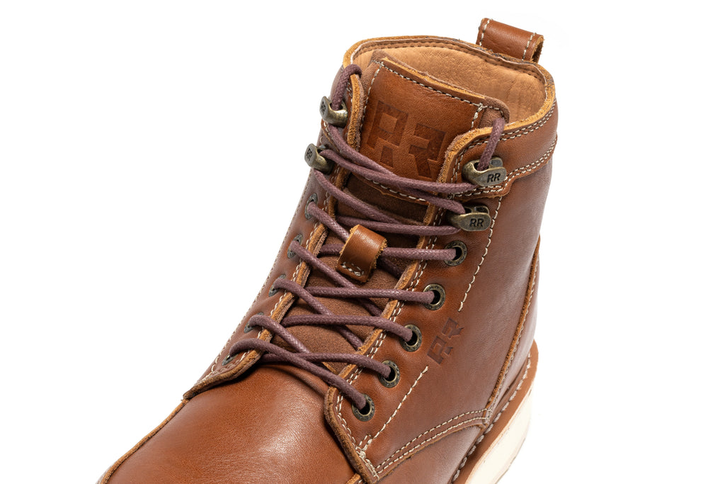 ROCKROOSTER Edgewood Men's 6 Inch Black Steel Toe Wedge Work Boots SAP610BK - Fabs things