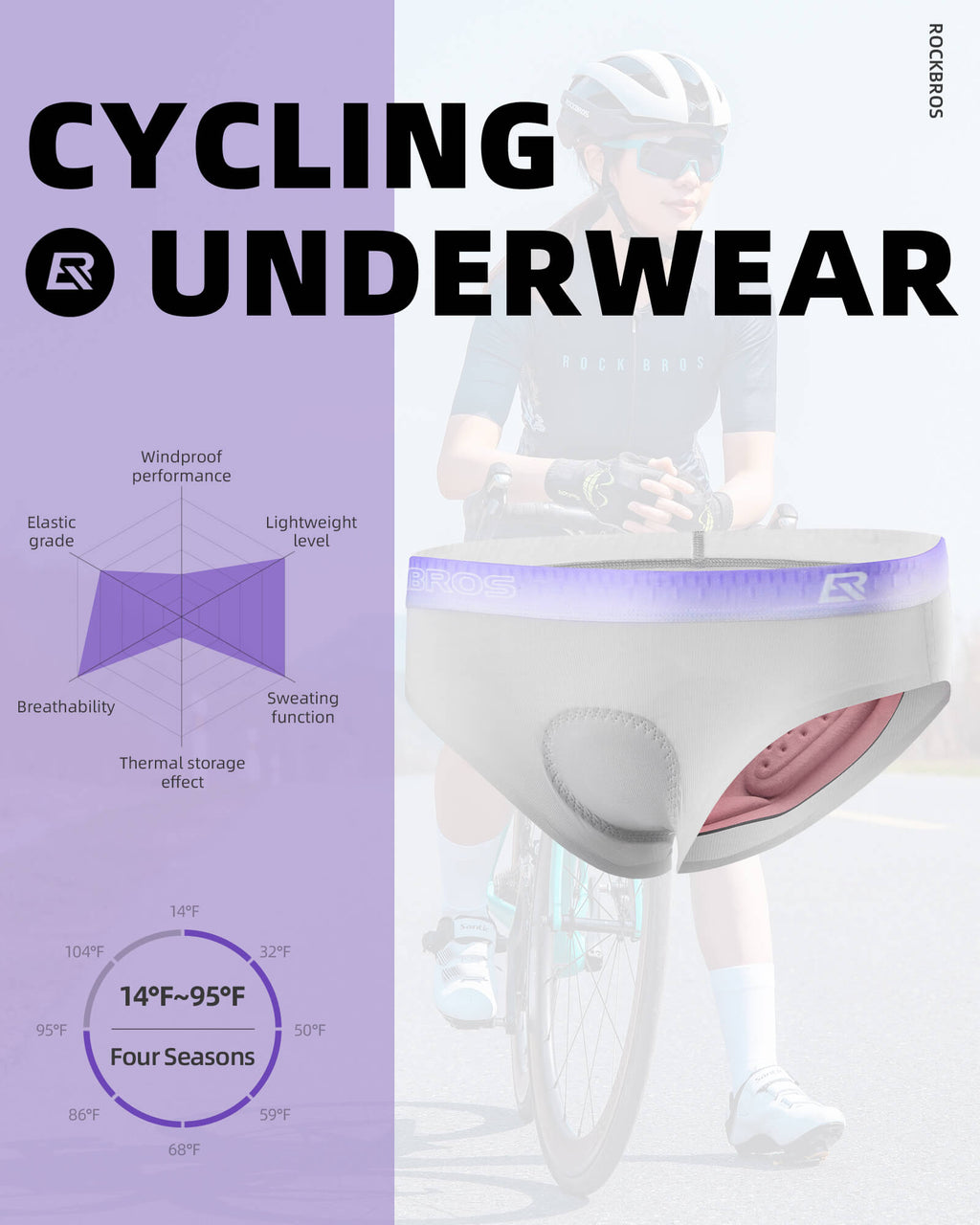Women's 4D Padded Cycling Underwear - Fabs things