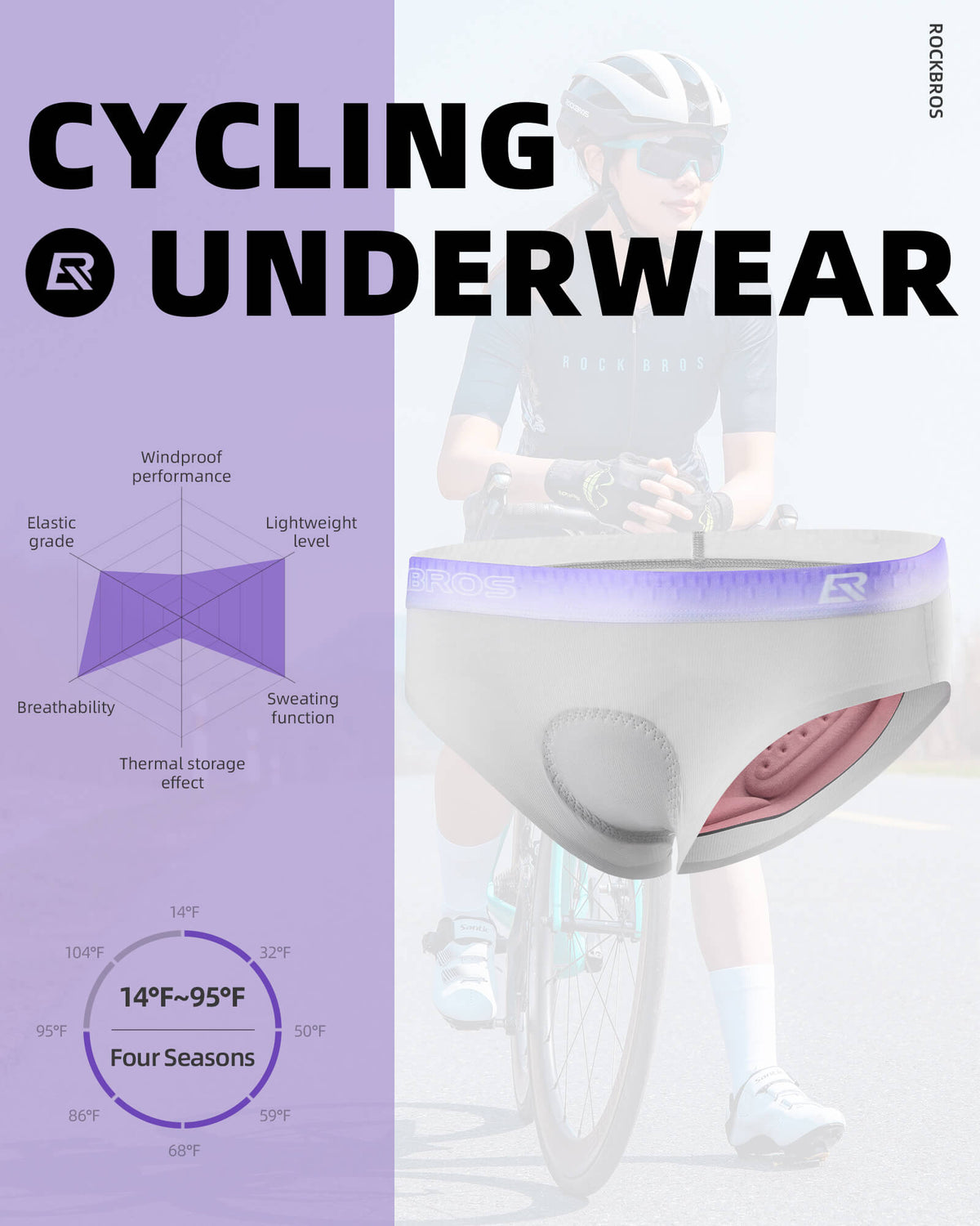 Women's 4D Padded Cycling Underwear - Fabs things