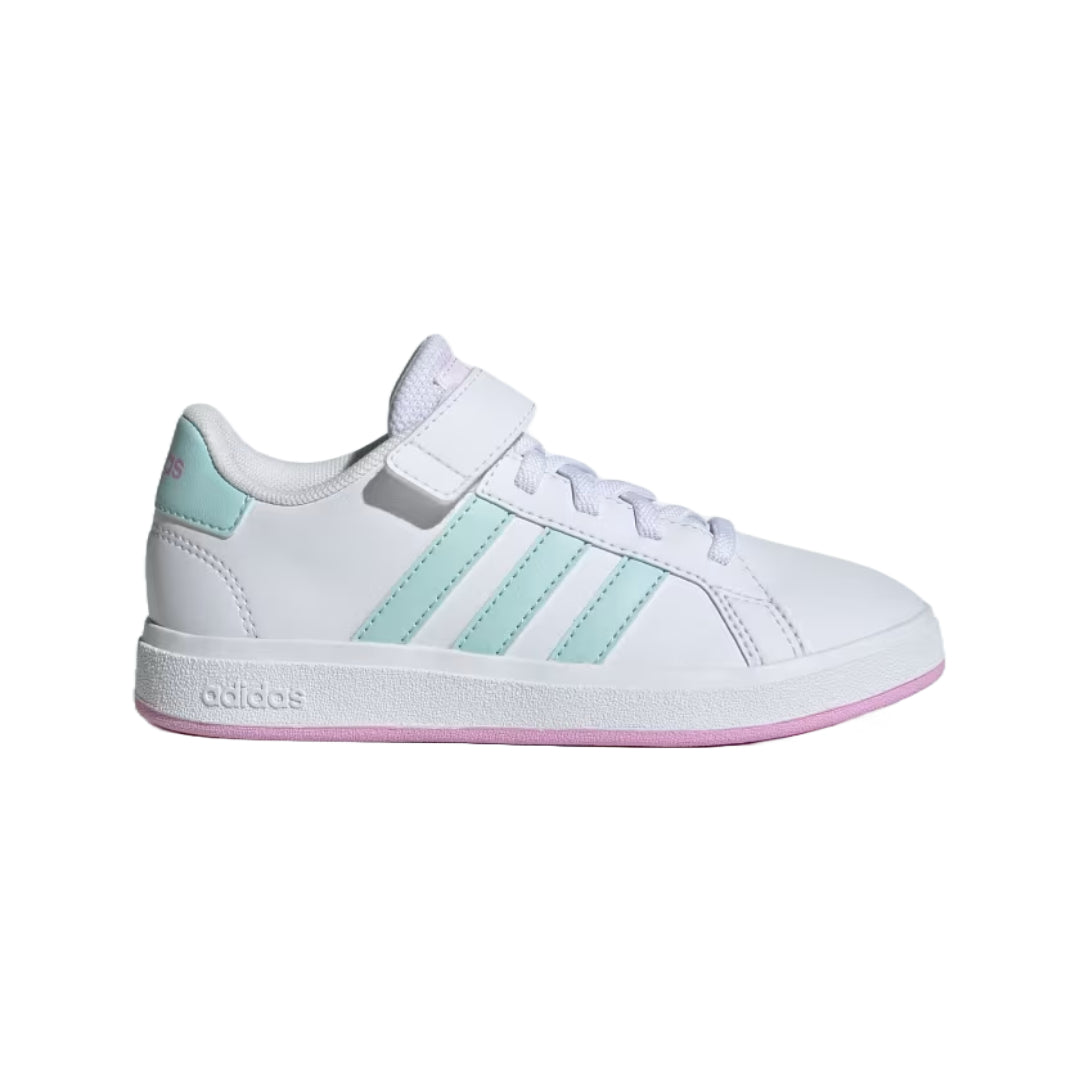 adidas Unisex Kid's Grand Court 2.0  Elastic Lace Shoes - Fabs things