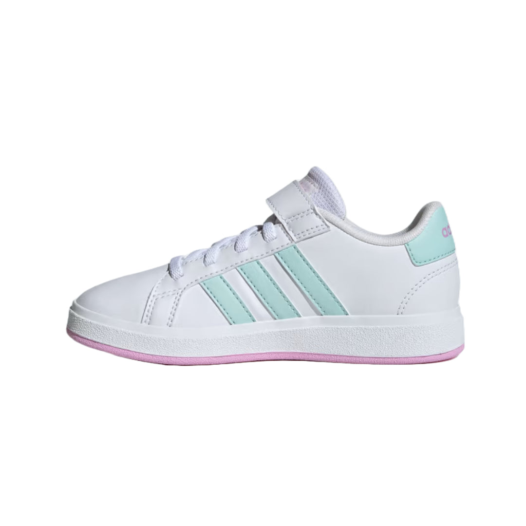 adidas Unisex Kid's Grand Court 2.0  Elastic Lace Shoes - Fabs things