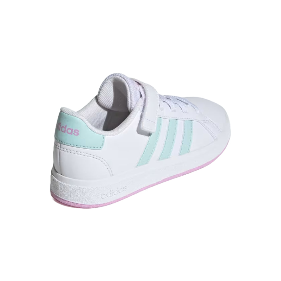 adidas Unisex Kid's Grand Court 2.0  Elastic Lace Shoes - Fabs things