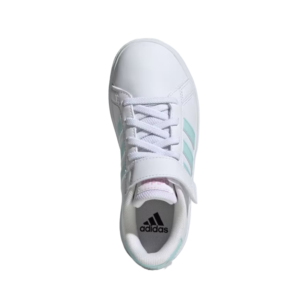 adidas Unisex Kid's Grand Court 2.0  Elastic Lace Shoes - Fabs things