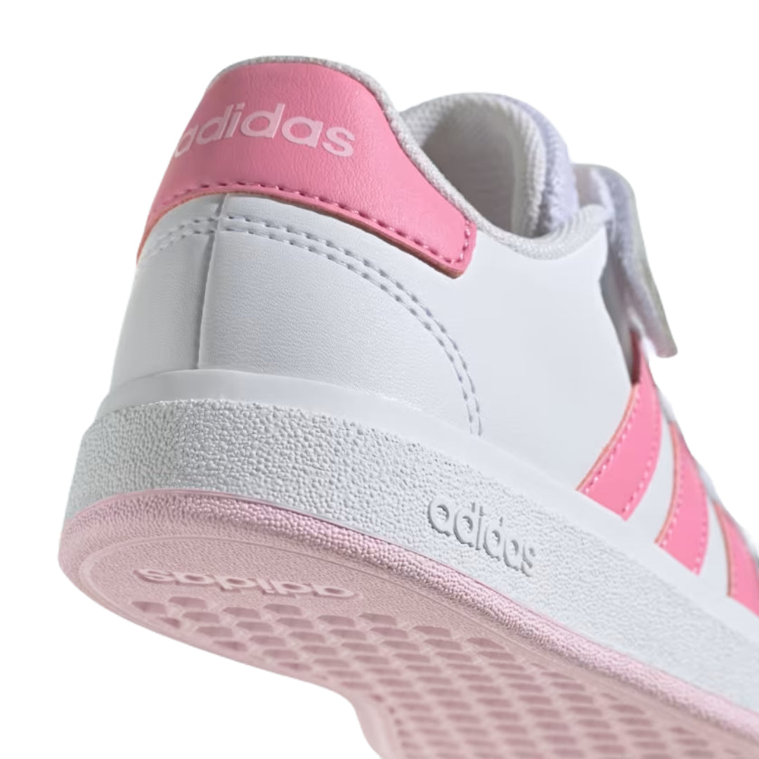 adidas Unisex Kid's Grand Court 2.0  Elastic Lace Shoes - Fabs things