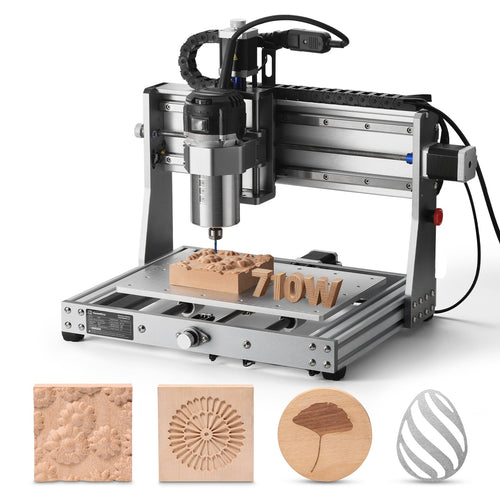 3020-PRO Ultra Desktop CNC Router, 710W Spindle for Metal Carving and Cutting - Fabs things
