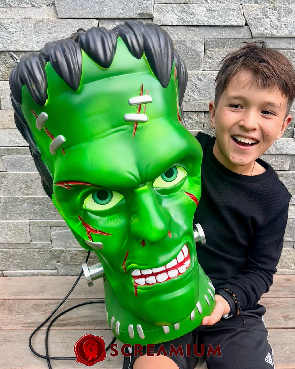 Giant Frankenstein Monster Pendant Lantern Prop 20-Inch-Tall Waterproof Outdoor Halloween Decoration - Fabs things