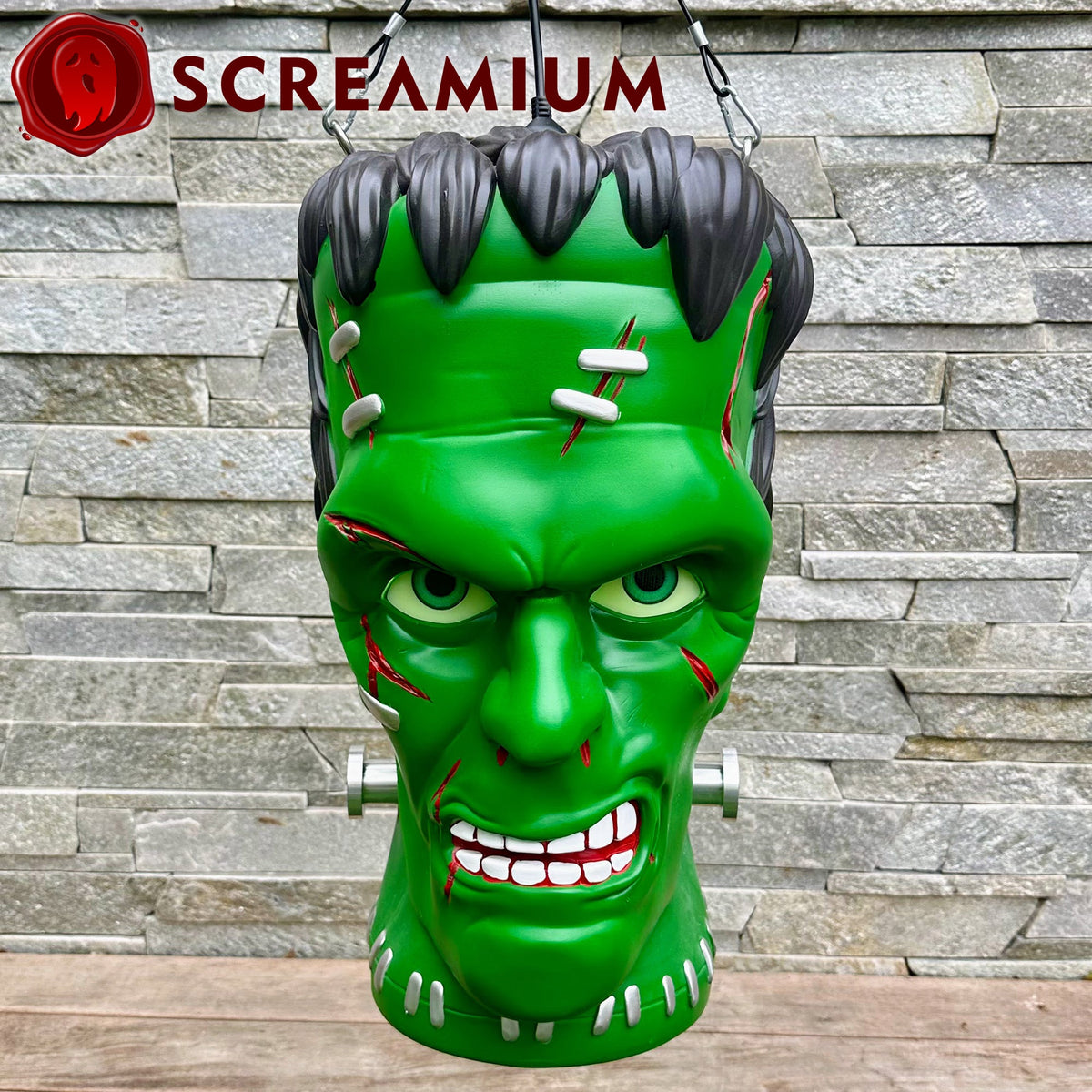 Giant Frankenstein Monster Pendant Lantern Prop 20-Inch-Tall Waterproof Outdoor Halloween Decoration - Fabs things