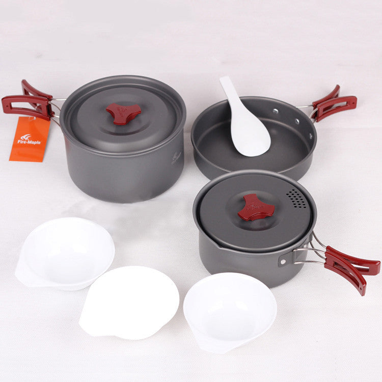 Picnic cookware set camping pot set camping pot - Fabs things