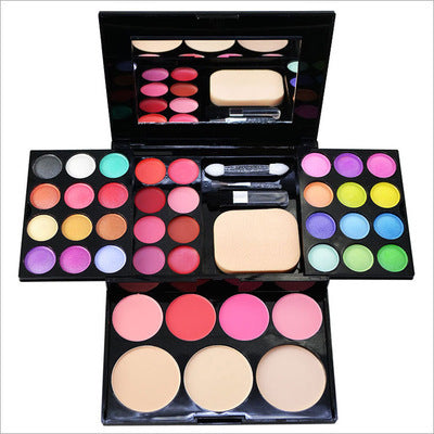 Makeup Box - 39 Color Palette with Eyeshadow, Lipstick, Blush, and Powder - Fabs things