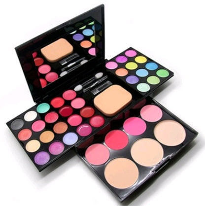 Makeup Box - 39 Color Palette with Eyeshadow, Lipstick, Blush, and Powder - Fabs things