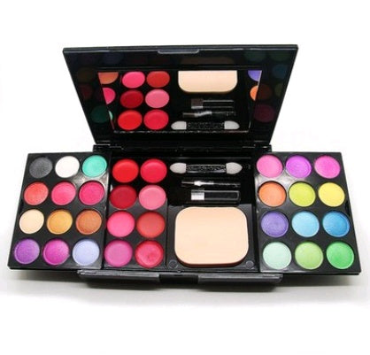 Makeup Box - 39 Color Palette with Eyeshadow, Lipstick, Blush, and Powder - Fabs things