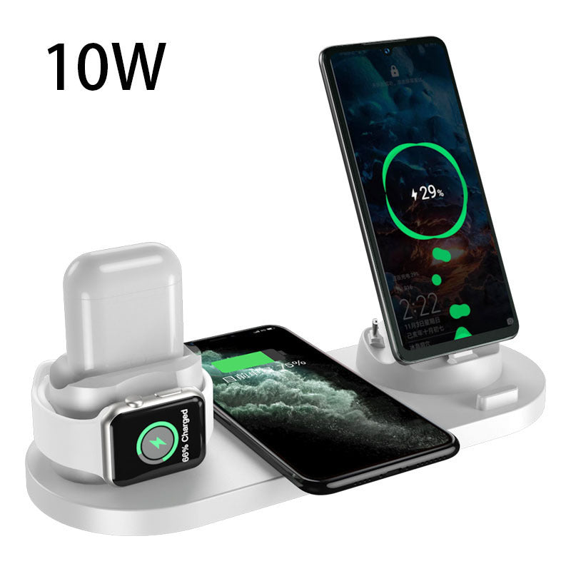 Wireless Charger For IPhone Fast Charger For Phone Fast Charging Pad For Phone Watch 6 In 1 Charging Dock Station - Fabs things