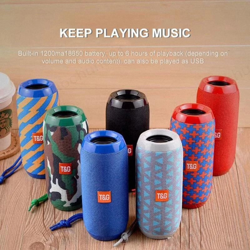 Wireless Bluetooth Speaker 10W Waterproof Column Subwoofer Portable Soundbar - Fabs things