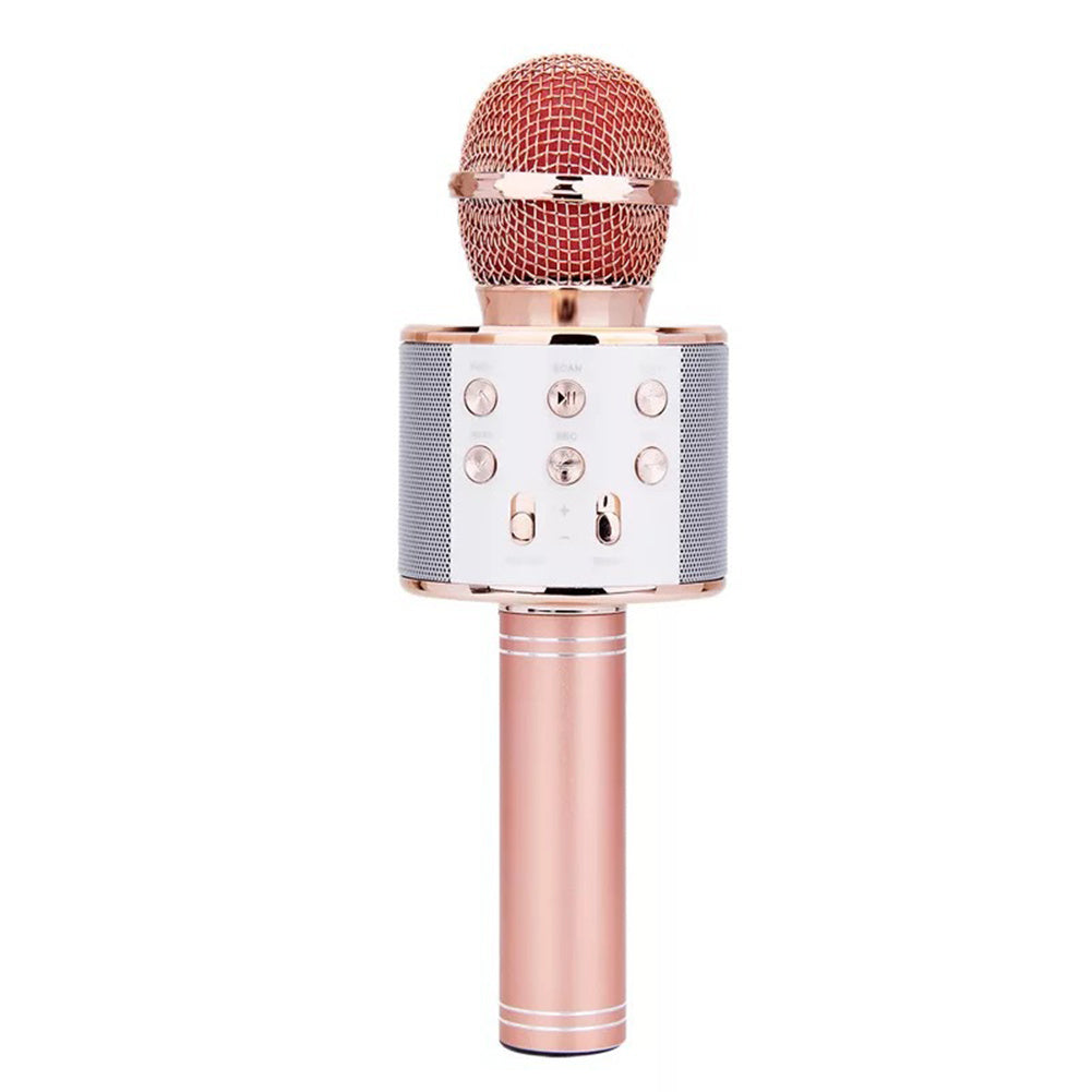 Wireless Microphone Portable Bluetooth Mini Home Ktv For Music Playing Singing Speaker Player - Fabs things