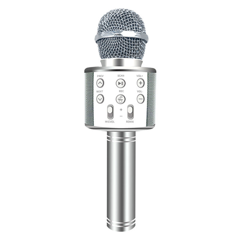 Wireless Microphone Portable Bluetooth Mini Home Ktv For Music Playing Singing Speaker Player - Fabs things