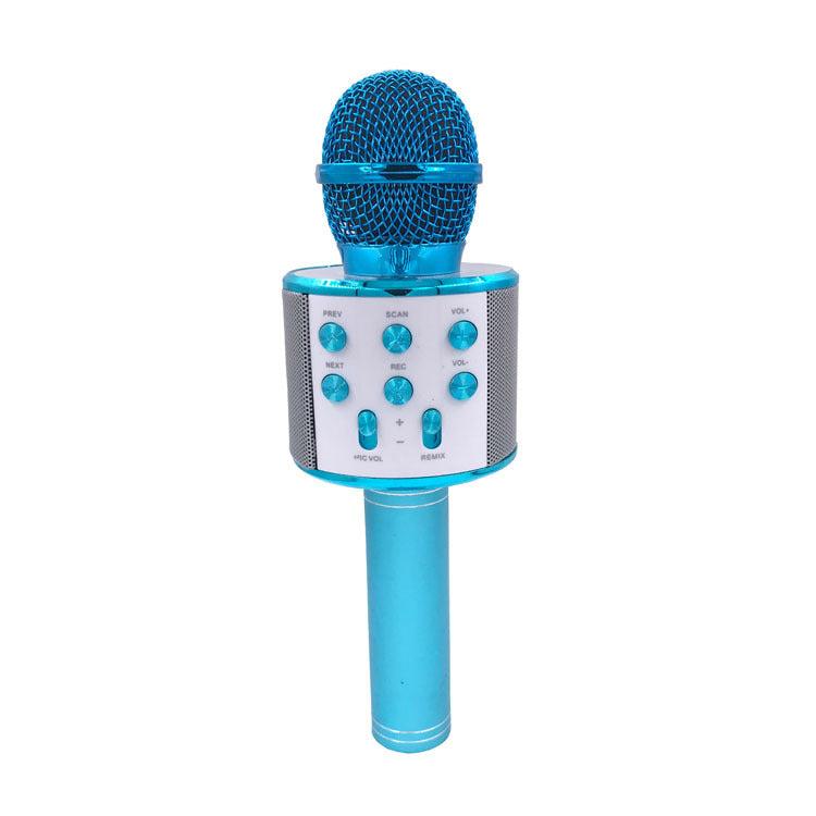 Wireless Microphone Portable Bluetooth Mini Home Ktv For Music Playing Singing Speaker Player - Fabs things