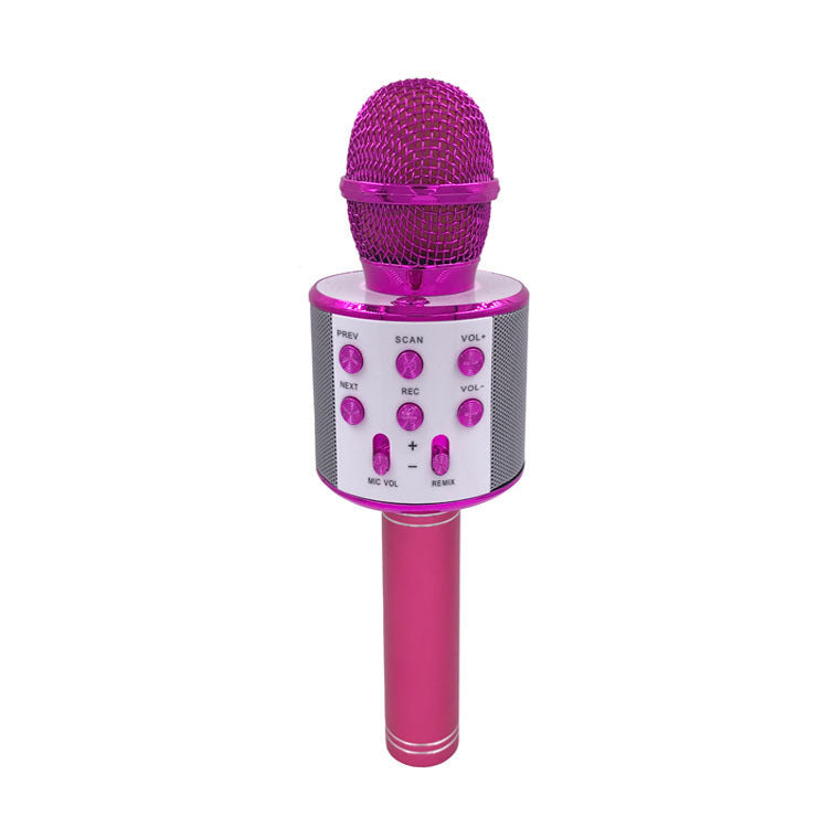 Wireless Microphone Portable Bluetooth Mini Home Ktv For Music Playing Singing Speaker Player - Fabs things