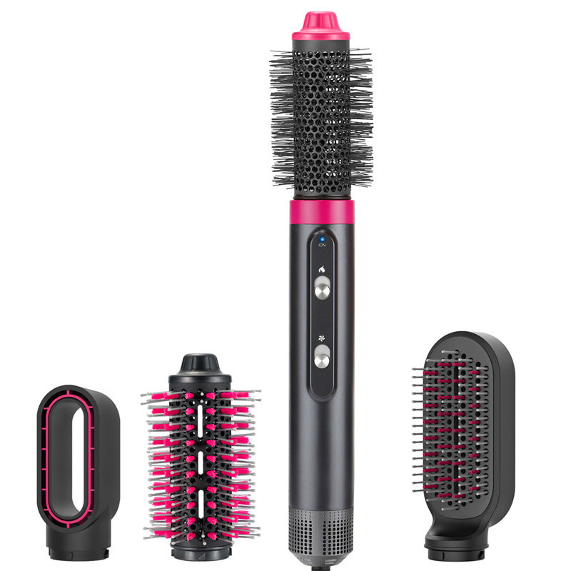 4-in-1 Hot & Cold Air Comb Hair Dryer with Rotating Brush - Fabs things
