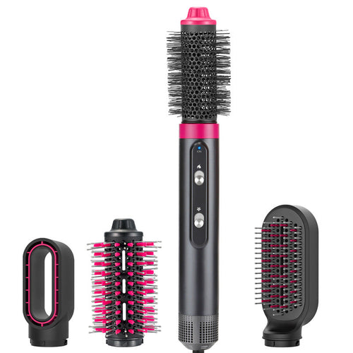 4-in-1 Hot & Cold Air Comb Hair Dryer with Rotating Brush - Fabs things