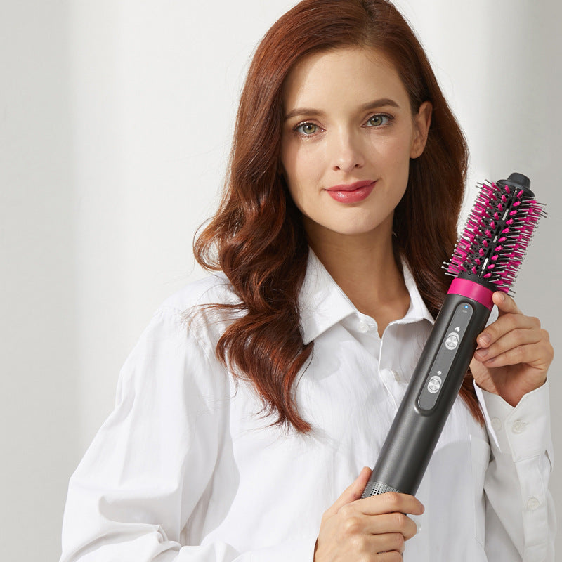 4-in-1 Hot & Cold Air Comb Hair Dryer with Rotating Brush - Fabs things