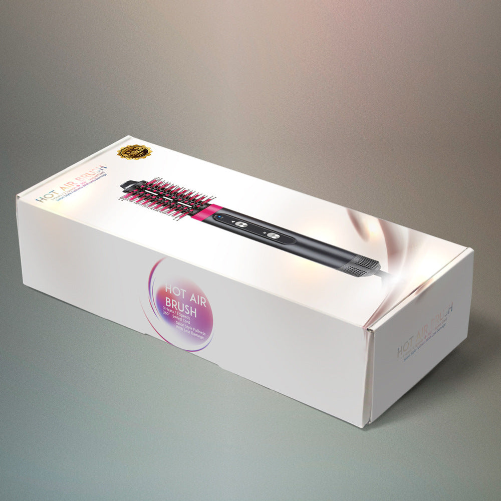 4-in-1 Hot & Cold Air Comb Hair Dryer with Rotating Brush - Fabs things