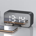 Alarm Clock Clock Wireless Bluetooth Speaker Mini Home Outdoor Card Subwoofer Computer Audio - Fabs things