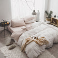 Washed Cotton Two-Piece Nordic Bedding Set - Fabs things