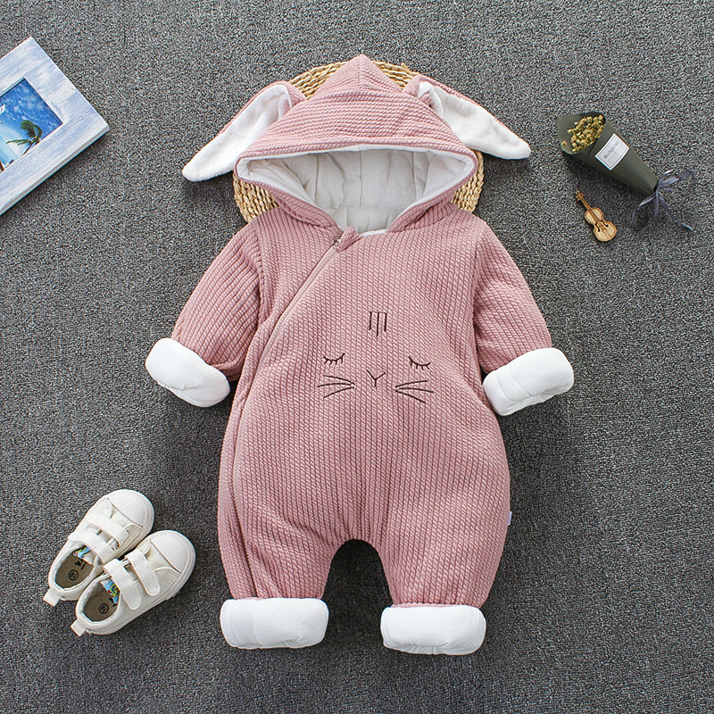 Autumn Winter Coat Jumpsuit Baby Clothing Newborn Snowsuit Boy Warm Romper Down Cotton Jackets Girl Snow clothes Bodysuit - Fabs things