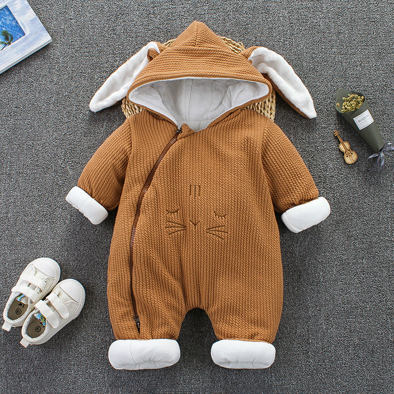 Autumn Winter Coat Jumpsuit Baby Clothing Newborn Snowsuit Boy Warm Romper Down Cotton Jackets Girl Snow clothes Bodysuit - Fabs things