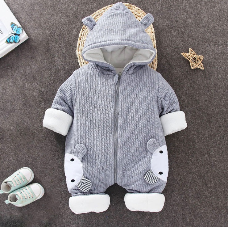 Autumn Winter Coat Jumpsuit Baby Clothing Newborn Snowsuit Boy Warm Romper Down Cotton Jackets Girl Snow clothes Bodysuit - Fabs things