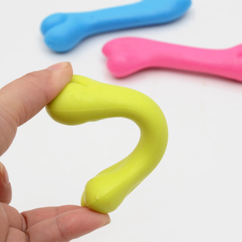 Pet Toys, Rubber Bite Resistant Toys, High Quality Dog Bone Type - Fabs things