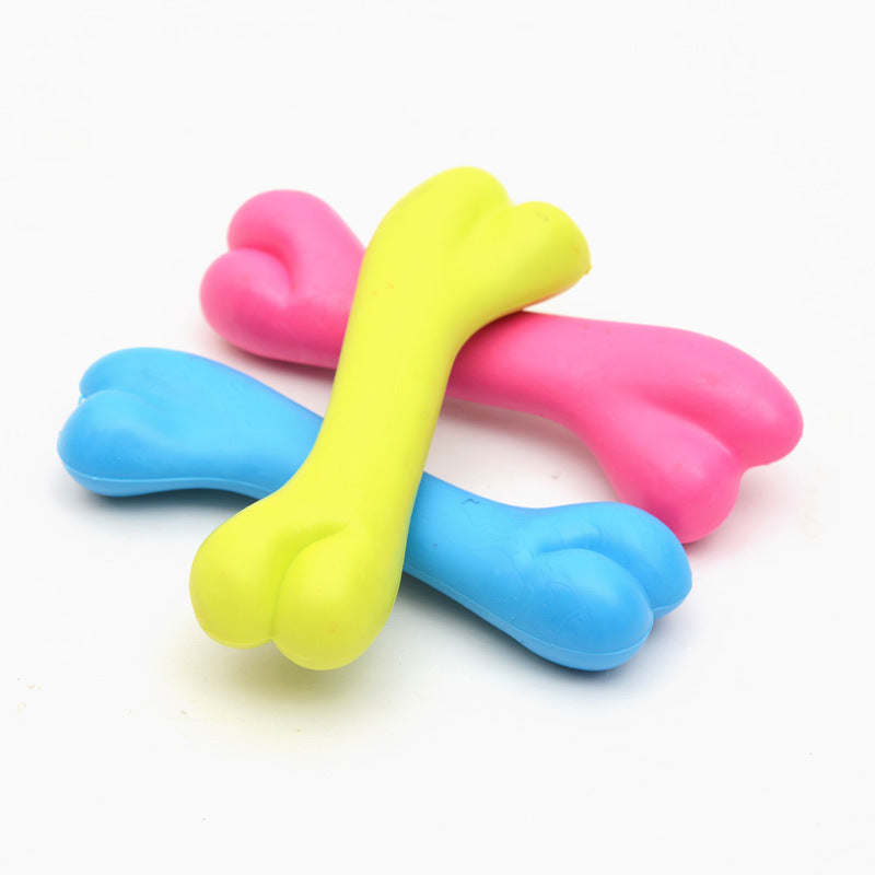 Pet Toys, Rubber Bite Resistant Toys, High Quality Dog Bone Type - Fabs things