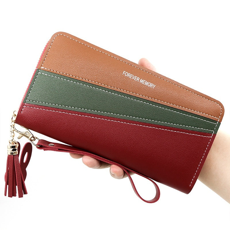 Simple Long Fashion Coin Purse Handbag - Fabs things
