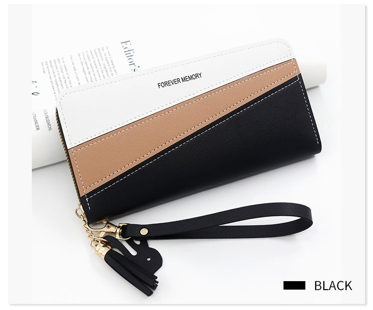 Simple Long Fashion Coin Purse Handbag - Fabs things