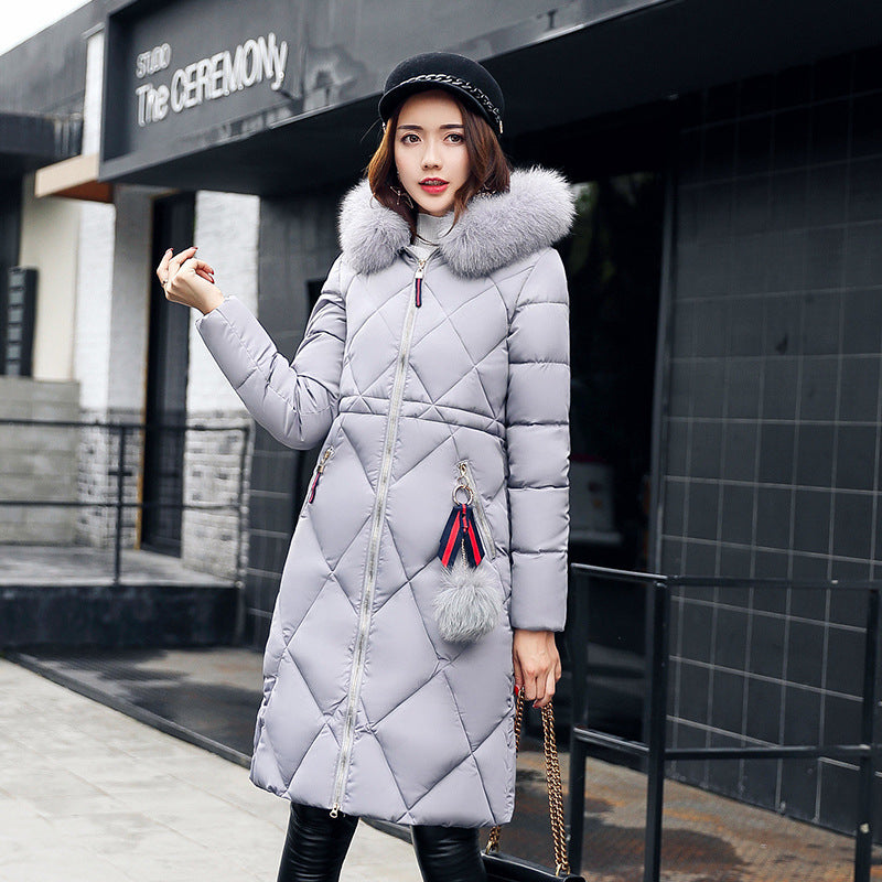 Winter Women's Clothing Korean Style Cotton-padded Overknee Lengthened - Fabs things