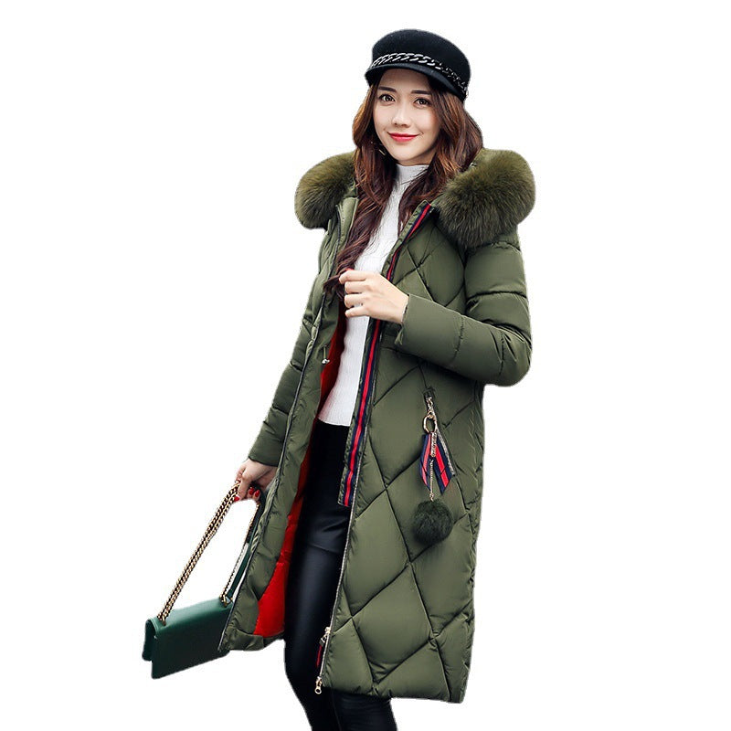 Winter Women's Clothing Korean Style Cotton-padded Overknee Lengthened - Fabs things