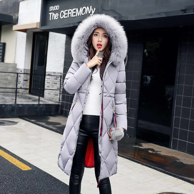Winter Women's Clothing Korean Style Cotton-padded Overknee Lengthened - Fabs things