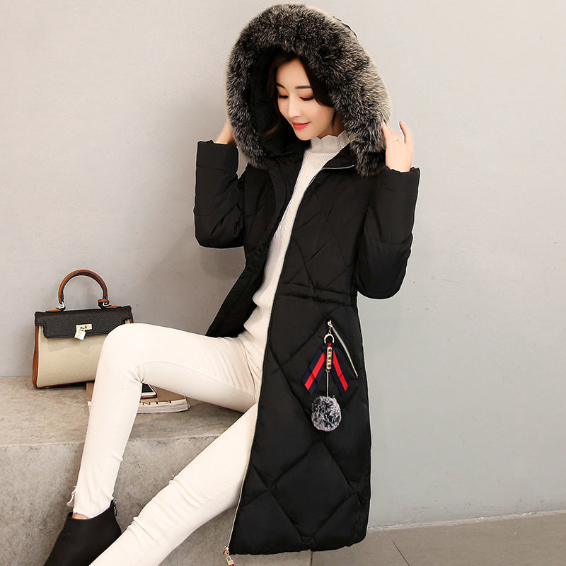 Winter Women's Clothing Korean Style Cotton-padded Overknee Lengthened - Fabs things