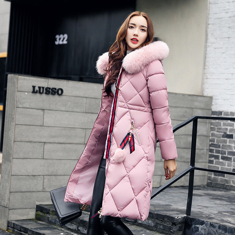 Winter Women's Clothing Korean Style Cotton-padded Overknee Lengthened - Fabs things